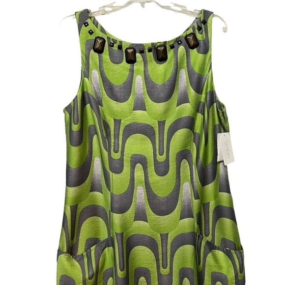 JESSICA SIMPSON (NWT) FULLY LINED DRESS SIZE 14 - Picture 6 of 12